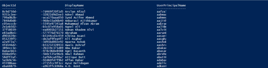 Find Azure AD Users with PowerShell